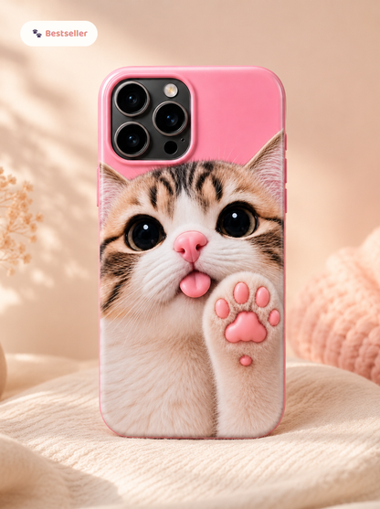 3D Squishy Cat Phone Case