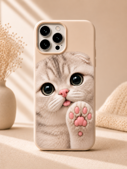 3D Squishy Cat Phone Case